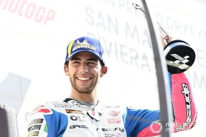 Podio: segundo lugar Enea Bastianini, Gresini Racing
