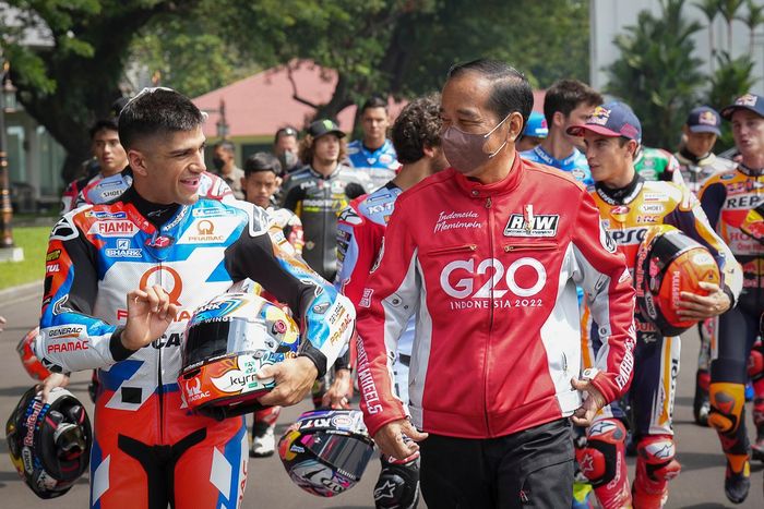 Joko Widodo, president de Indonesia, Jorge Martín, Pramac Racing