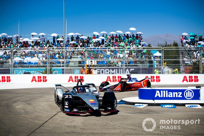 Sébastien Buemi, Nissan e.Dams, Nissan IMO1 Pascal Wehrlein, Mahindra Racing, M5 Electro 