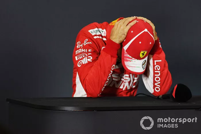 Sebastian Vettel, Ferrari en conferencia de prensa