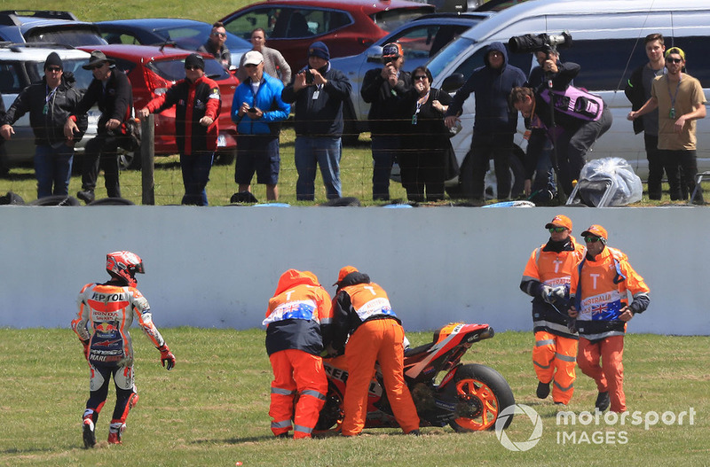 Аварія Марка Маркеса, Repsol Honda Team