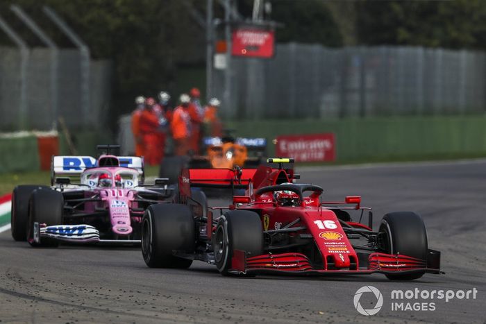 Charles Leclerc, Ferrari SF1000, Sergio Pérez, Racing Point RP20