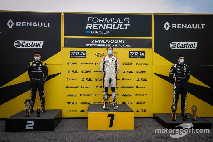 Caio Collet, Victor Martins y David Vidales en Zandvoort
