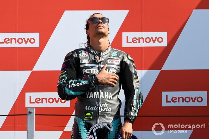 Podio: ganador Franco Morbidelli, Petronas Yamaha SRT