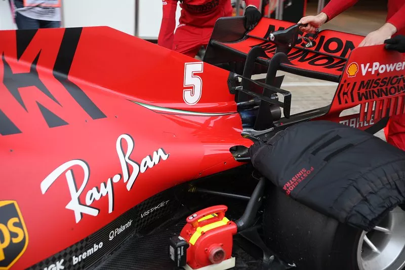 Ferrari SF1000 rear