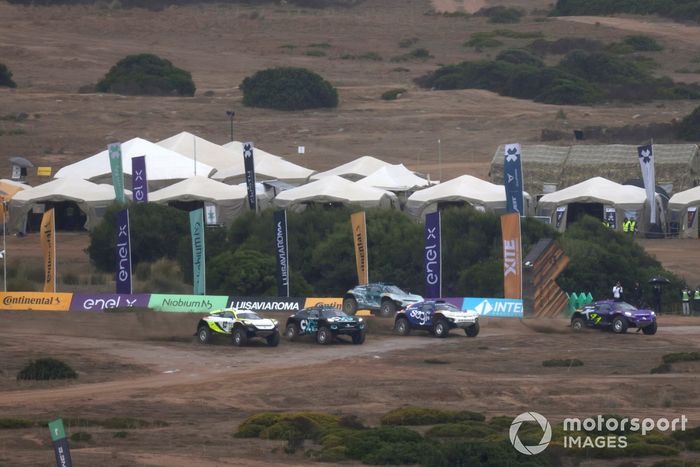 Final de Extreme e race, Mikaela Ahlin-Kottulinsky, Kevin Hansen, JBXE Extreme-E Team, Molly Taylor, Johan Kristoffersson, Rosberg X Racing, Sara Price, Kyle Leduc, Chip Ganassi Racing Cristina Gutiérrez, Sebastien Loeb, X44 Jutta Kleinschmidt, Mattias Ekstrom, ABT CUPRA XE 