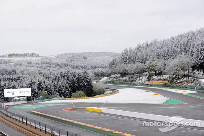 Nieve en Spa-Francorchamps
