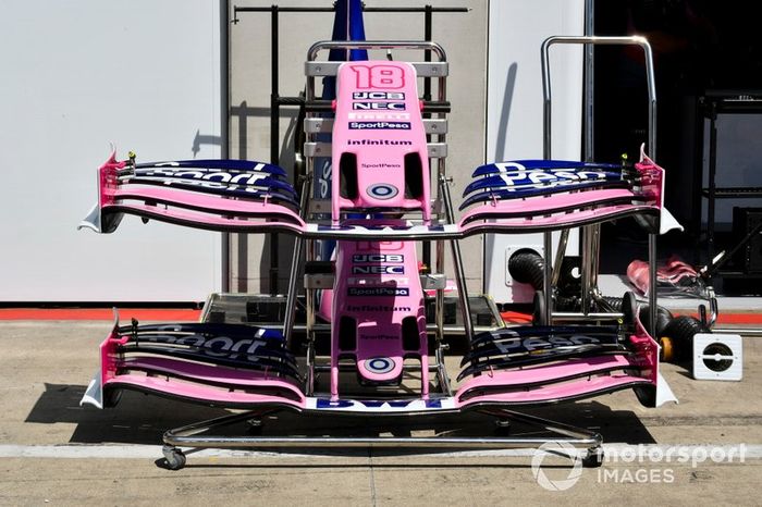 Alerones delanteros del Racing Point RP19 