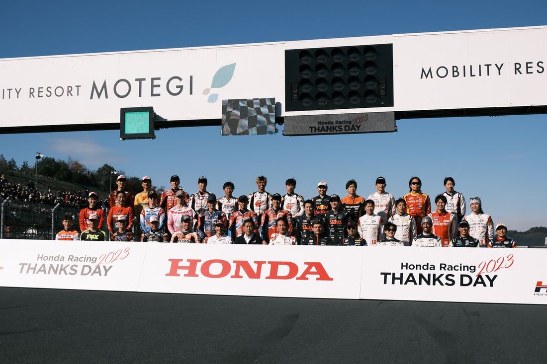 Honda Racing Gracias Día 2023 Foto de Grupo