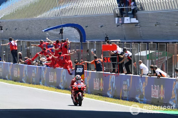 Jack Miller, Ducati Team taglia per il primo il traguardo e vince il GP di Spagna