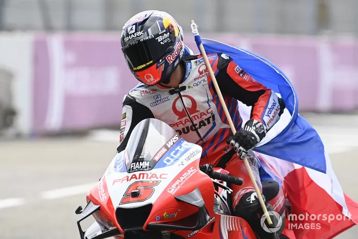 Segundo lugar Johann Zarco, Pramac Racing