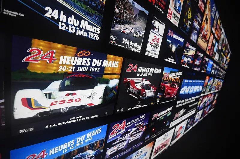 Des affiches des 24 Heures du Mans