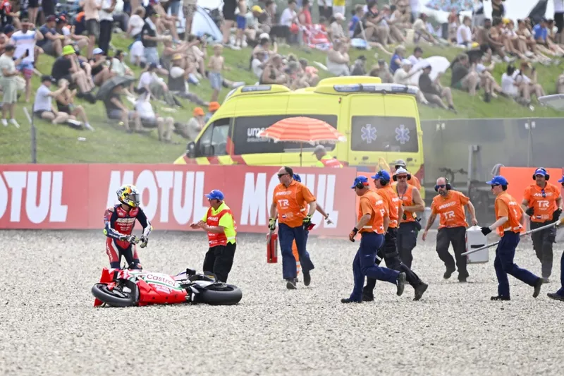 Joan Mir, accident Honda HRC