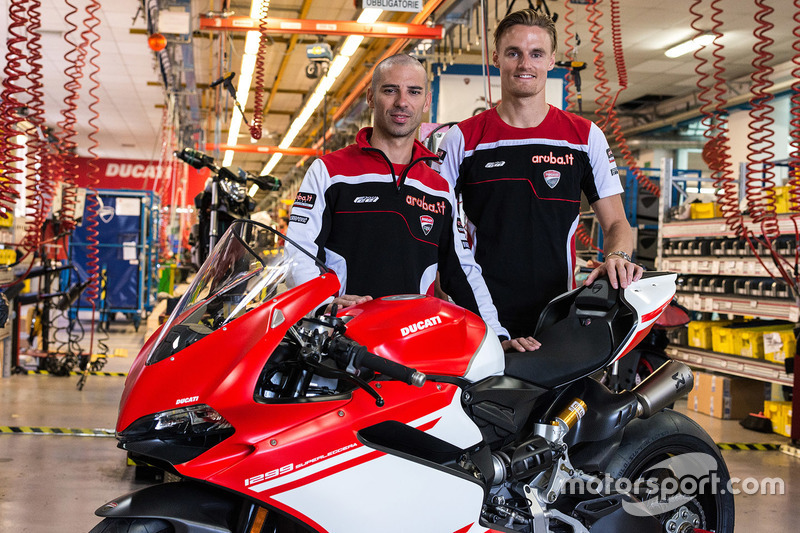 Marco Melandri, Ducati Team, Chaz Davies, Ducati Team