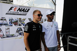 Valtteri Bottas, Mercedes AMG F1, Lewis Hamilton, Mercedes AMG F1, on the F1 stage