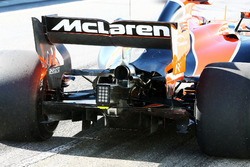 L'arrière de la voiture de Stoffel Vandoorne, McLaren MCL32