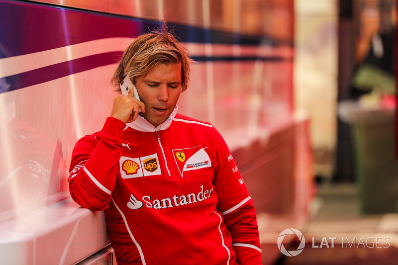 Antti Kontsas, trainer to Sebastian Vettel, Ferrari