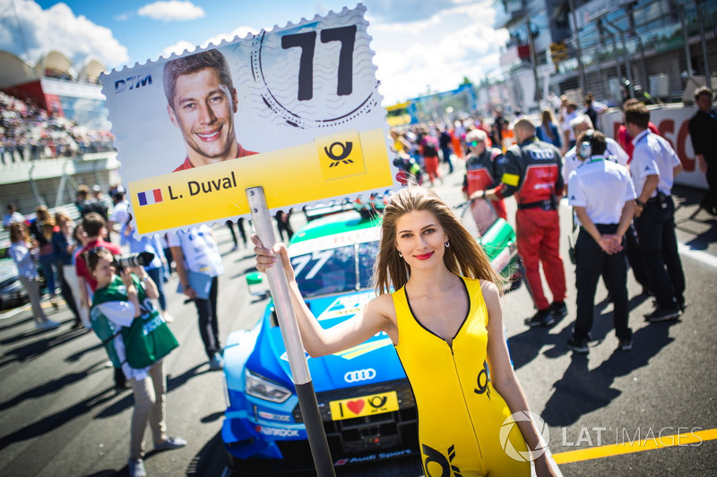 Chica de la parrilla de Loic Duval, Audi Sport Team Phoenix, Audi RS 5 DTM