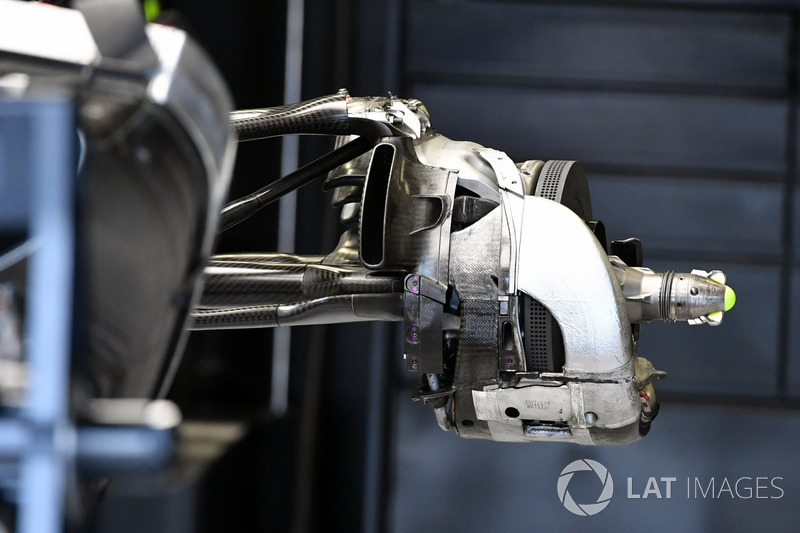 Moyeu arrière de la Mercedes-Benz F1 W08