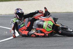 Chute de Stefan Bradl, Aprilia Racing Team Gresini