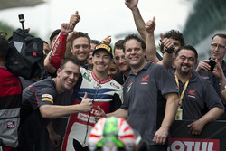 Nicky Hayden, Honda WSBK Team, vainqueur de la Course 2