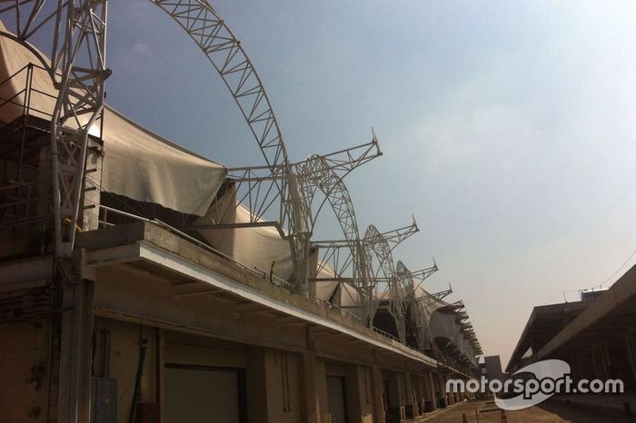 Obras en el autódromo de Interlagos