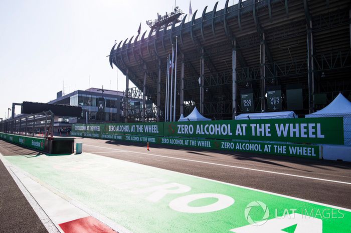 Detalle del circuito del Autódromo Hermanos Rodríguez