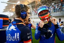 Brendon Hartley, Toro Rosso, on the grid
