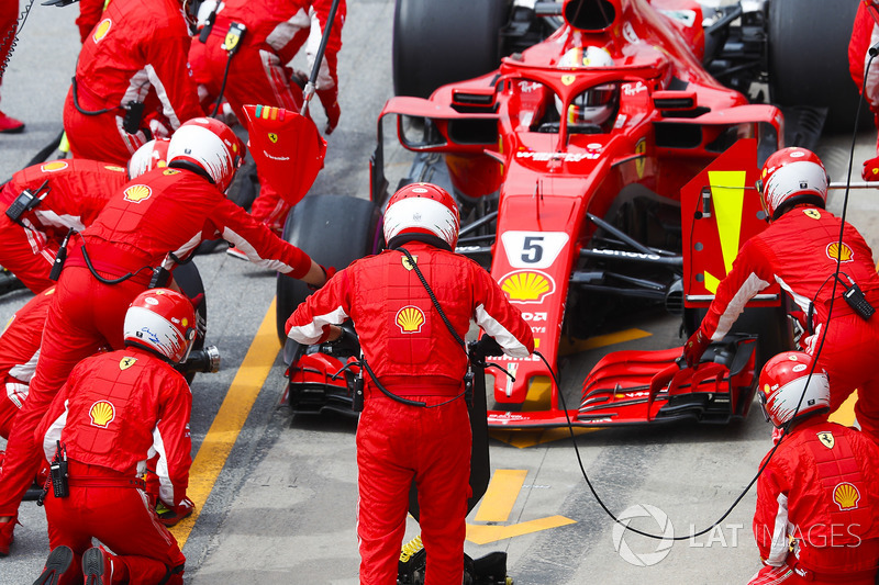 Sebastian Vettel, Ferrari SF71H,
