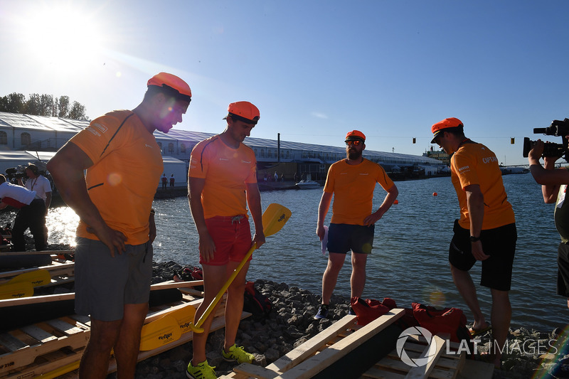 McLaren at the raft race