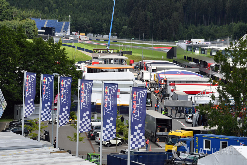 Il paddock del Red Bull Ring