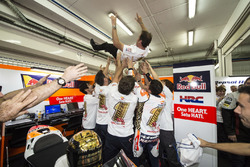 Worldchampion Marc Marquez, Repsol Honda Team celebrate with the team