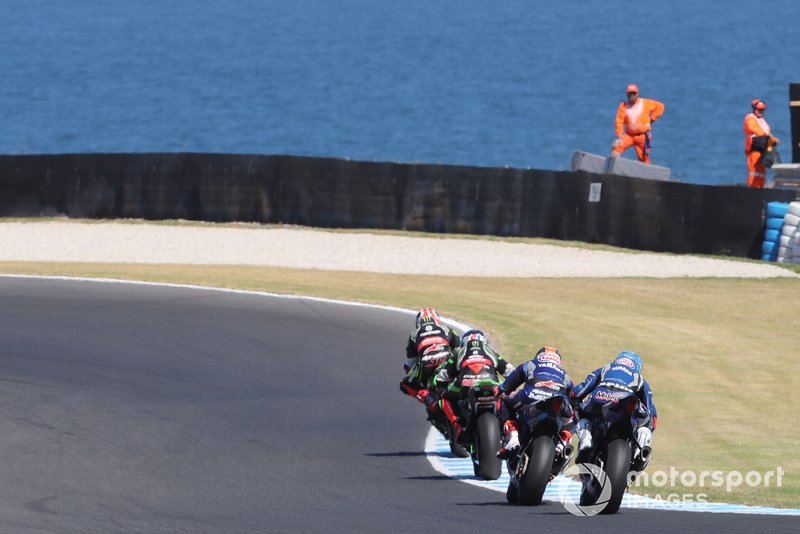 Jonathan Rea, Kawasaki Racing, Halam, Michael van der Mark, Pata Yamaha, Marco Melandri, GRT Yamaha WorldSBK