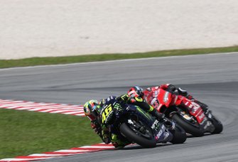 Valentino Rossi, Yamaha Factory Racing, Danilo Petrucci, Ducati Team
