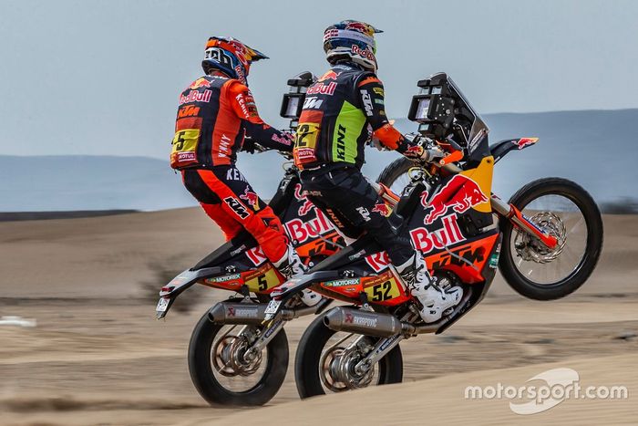 #5 Red Bull KTM Factory Racing: Sam Sunderland, #52 Red Bull KTM Factory Team: Matthias Walkner