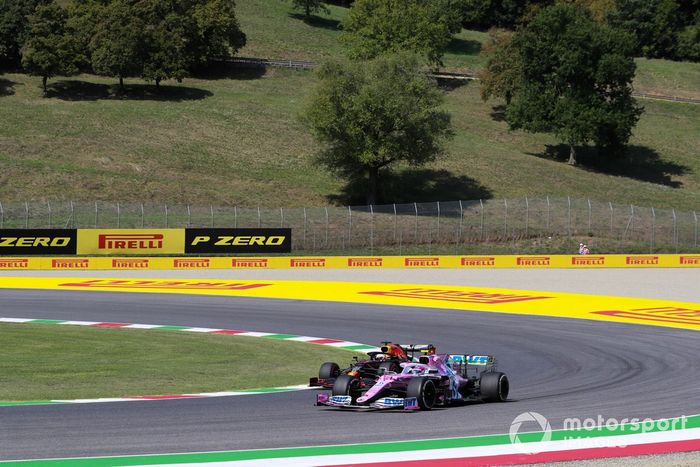 Lance Stroll, Racing Point RP20, Max Verstappen, Red Bull Racing RB16