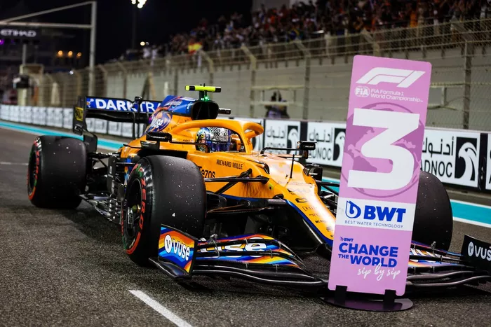 Tercer puesto Lando Norris, McLaren