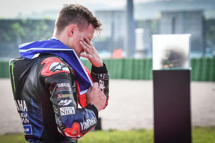 Fabio Quartararo, Yamaha Factory Racing, fête son titre de champion du monde