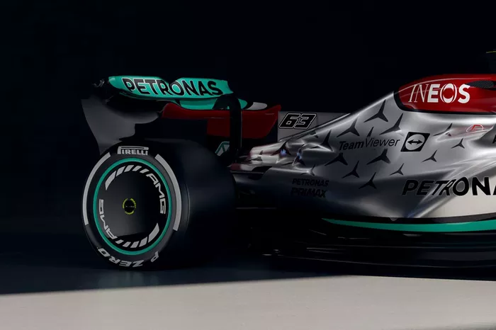 Detalle del Mercedes W13