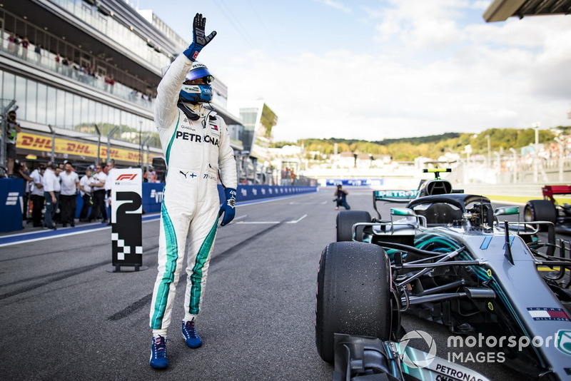 Pole sitter Valtteri Bottas, Mercedes AMG F1