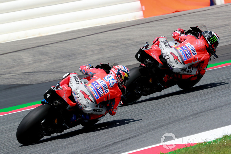 Jorge Lorenzo, Ducati Team, Andrea Dovizioso, Ducati Team