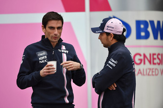 Nicholas Latifi, Racing Point Force India F1 Team ve Sergio Perez, Racing Point Force India F1 Team