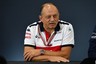 Frederic Vasseur, directeur de Sauber, lors de la conférence de presse