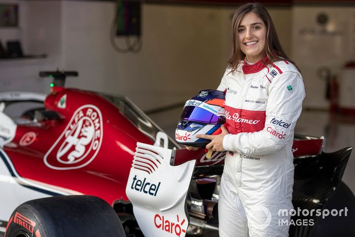 Tatiana Calderón, Sauber piloto de prueba