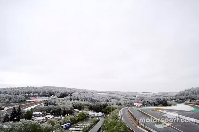 Nieve en Spa-Francorchamps 