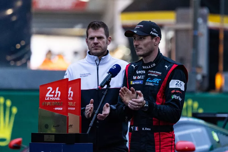 Pole sitter #6 Porsche Penske Motorsport Porsche 963 : Kevin Estre