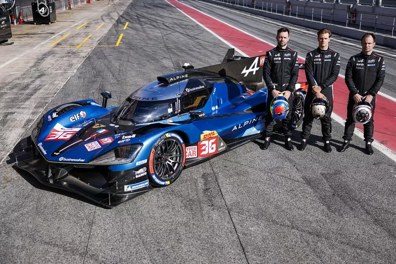#36 Alpine A424 : Nicolas Lapierre, Matthieu Vaxiviere, Mick Schumacher