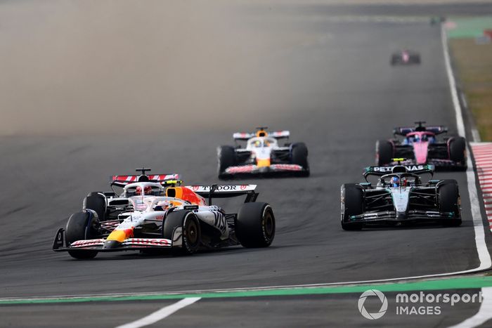 Andrea Kimi Antonelli, Mercedes, Esteban Ocon, Haas F1 Team, Yuki Tsunoda, RB F1 Team