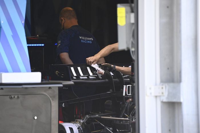 Detalle del Williams FW43B 