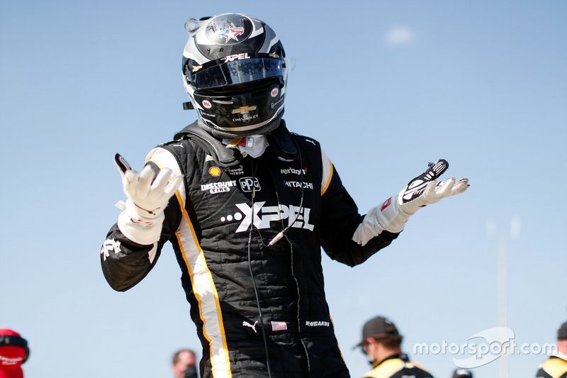 Ganador de la pole Josef Newgarden, Team Penske Chevrolet